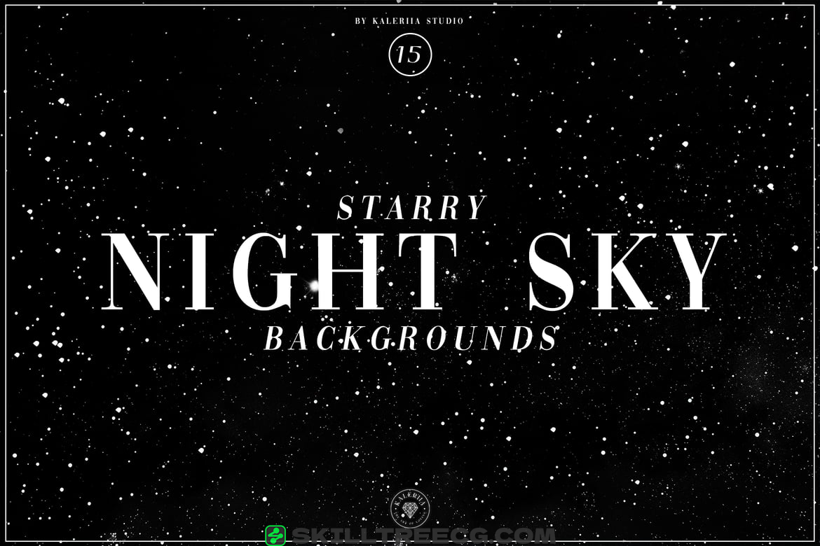 Starry Night Sky Backgrounds（172462）-技能树